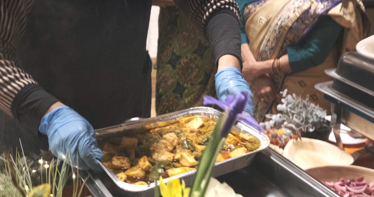 Live service of Saakshi's Kitchen dishes at a private event